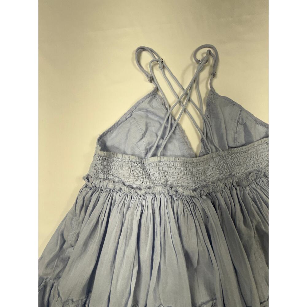 Kimchi Blue Aria Strappy Tiered Ruffle Babydoll Mini Dress Sz XL - Picture 5 of 11